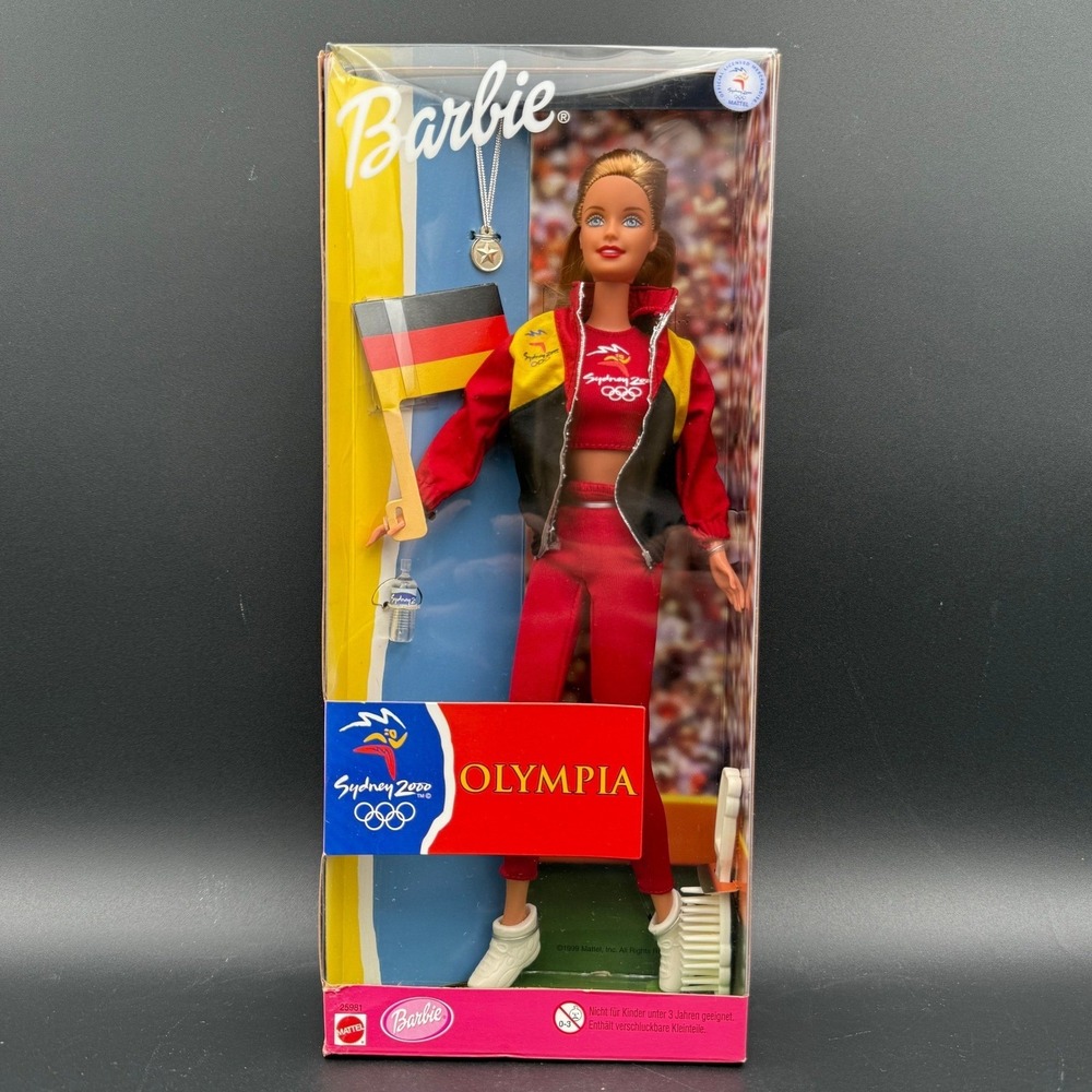 Barbie‎ Sydney Olympics 2000 Germany Doll Mattel #25981 NRFB